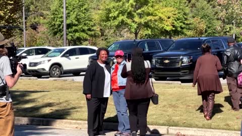 Stacey Abrams casts early vote in Georgia election