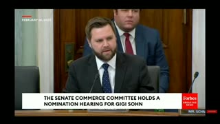 Just in J.D. Vance Grills Gigi Sohn, Bidens nominee for Fcc commissioner