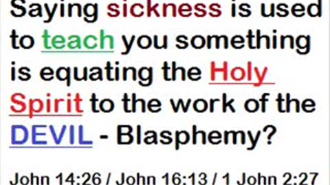 Saying Sickness Is Given to Teach You a Lesson Is Blasphemy - Curry Blake