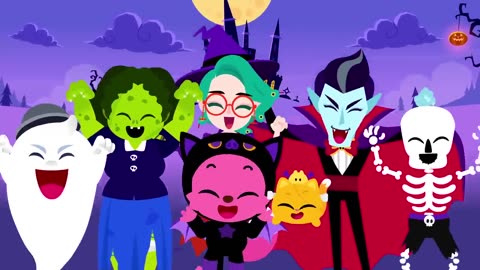 Baby Monster Yes, Papa _ Kids Halloween Songs _ Finger Family _ Pinkfong Official