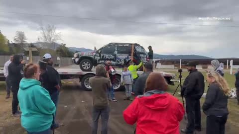 The People's Convoy - Morning meeting and heading back to DC- 5/5/2022