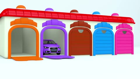 Colors for Children to Learn with Street Vehicles - Colours for Kids to Learn - Learning Videos