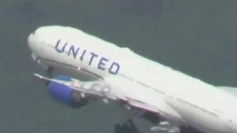 United Airlines Boeing 777 loses tire while taking off