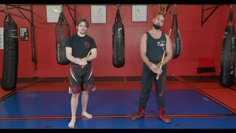 Kali / Filipino Martial Arts - Stick Drill with 2 People