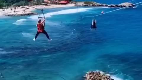 Interesting: World's Longest Zip Line Over Water