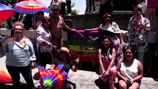 LGBTQ+ community march for inclusivity in Mexico City