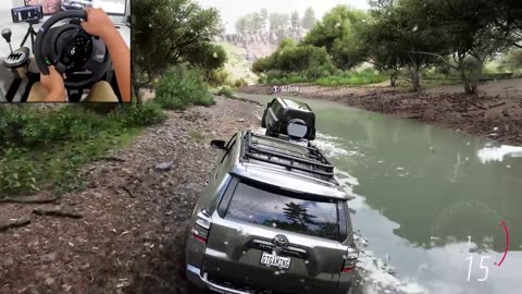 Toyota 4Runner & Land Rover Defender _ OFFROAD CONVOY _ Forza Horizon 5_Thrustmaster T300RS gameplay