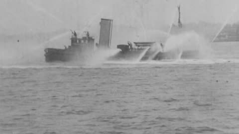 Fireboat "New Yorker" Answering An Alarm (1903 Original Black & White Film)