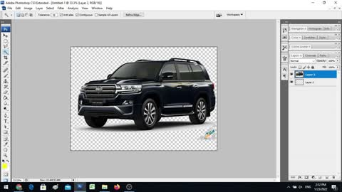 How to crop image in Photoshop