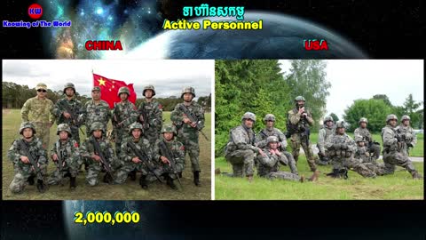 Military Comparison Between China and the USA in 2022