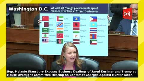 Stansbury Exposes Business Dealings of Jared Kushner and Trump
