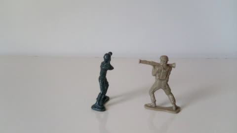 An Army Man Fight
