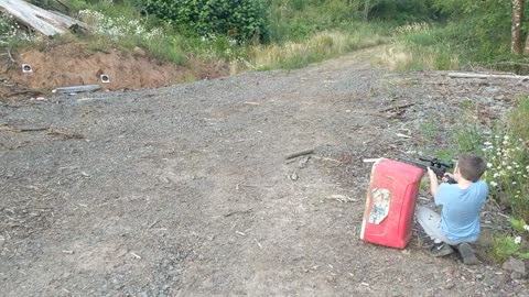 Jb shooting 22lr at targets