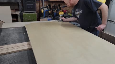 Putting A 1/8th Round Over On A Prefinished Plywood Table Shelf