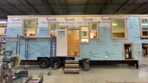 Festival sneak peek: Tiny Home on Wheels with 2 Stand-Up Lofts & Kitchen in the Gooseneck!