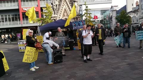 Leicester Protest - Cash