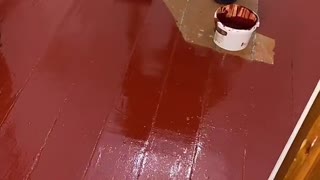 Man Traps Himself With Paint