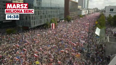 1 Million March in Capital of Poland Yesterday Against Gov - Organized by Opposition Leader Donald Tusk