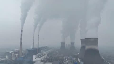 A Coal Fired Power Plant in China's Sichuan Province