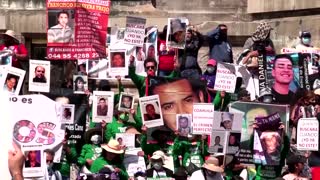 Heartbroken relatives protest Mexico's missing