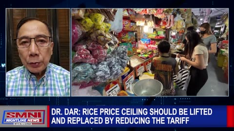 Dr. Dar: Rice price ceiling should be lifted and replaced by reducing the tariff