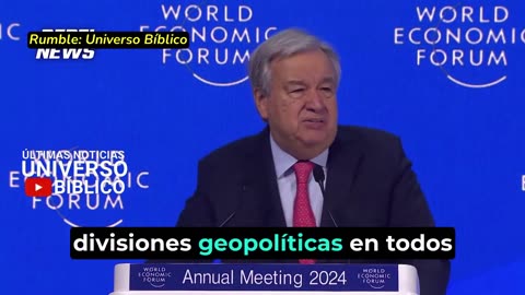 🚨Última Hora! Guterres: Si no hay un ORDEN MUNDIAL habra un caos!