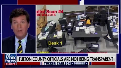 Tucker Carlson on Duplicated Ballots, Falsified Tally Sheets, Mail-In Ballot Fraud in Fulton County