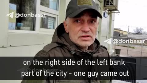 The Ukrainian Nazis treat the civilian population in a boorish way