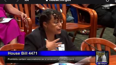 House of Michigan - "The vaccines were never developed to prevent transmission" 2021/08/31