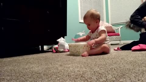 Baby girl is a drumming prodigy