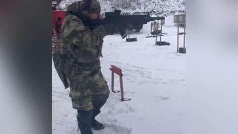Russian Training fighting in Ukraine