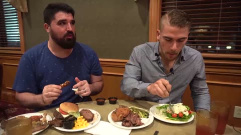 PRO EATER VISITS THE LARGEST BUFFET IN THE USA SHADY MAPLE SMORGASBORD Dutch Buffet