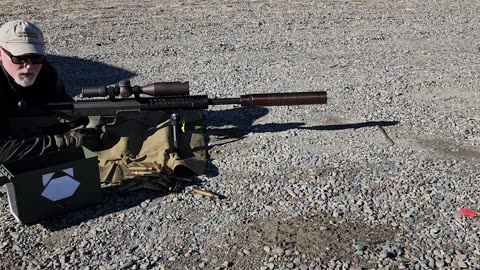 MG50 on Desert Tech HTI 50BMG Rifle - Description