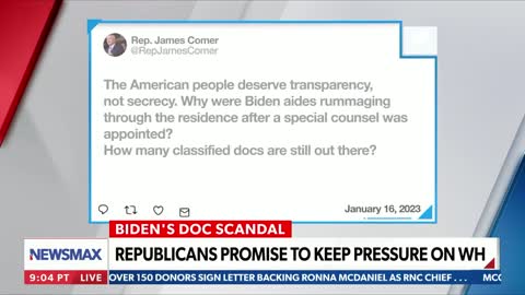 What prompted DOJ to find Biden documents?: Mariannette Miller-Meeks