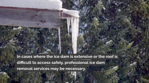 Safe Ice Dam Removal in 4 Simple Steps