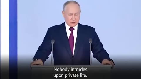 Putin says the West is controlled by pedophiles.