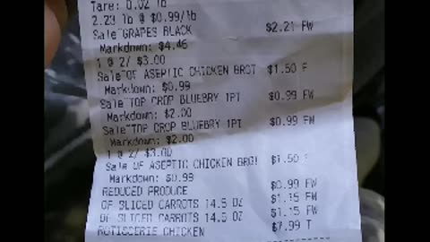 Small Grocery "Receipt Haul"