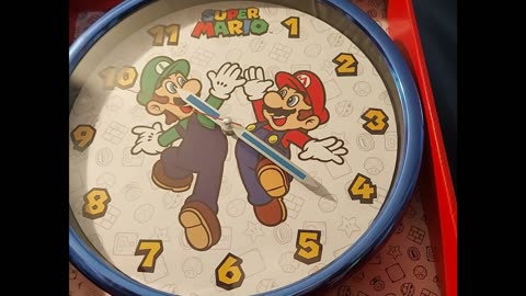 Super Mario wall clock - worth it? Maybe not.