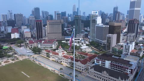Malaysia Merdeka Square Kuala Lumpur Arial