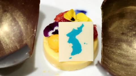 Unjust dessert? Japan demands Koreans wipe map off summit dinner mousse