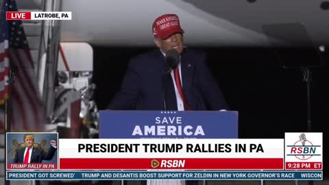 President Trump Closes His Rally With These Powerful Words