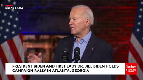 Biden Rips Trump's Economic Record And Brags That 'Inflation Is Coming Down' At Rally In Georgia