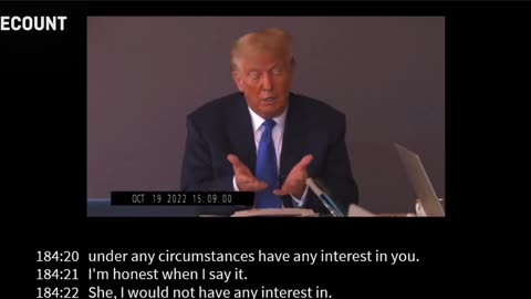 Trump Turns The Tables On Lawyer During Deposition (VIDEO)