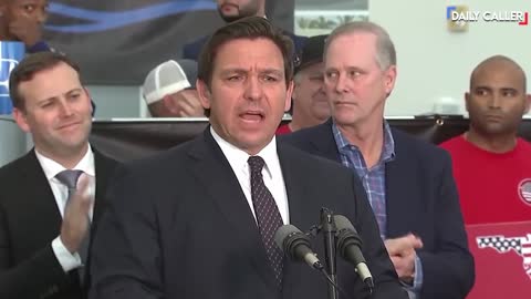 Ron DeSantis Slams Biden In Brandon, Florida, While Signing Anti-Vaccine Mandate Law