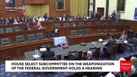 Shocking Moment- Committee Stunned By Stacey Plaskett Tossing Letter At Mike Johnson During Hearing