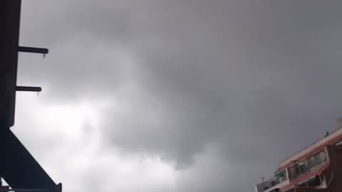 Barcelona sky footage at 9/24/2022