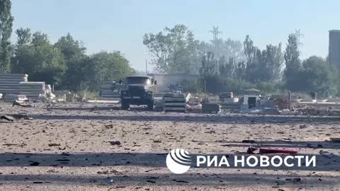 Záběry den po úderu ukrajinských nacistů americkým raketami na Novou Kachovku