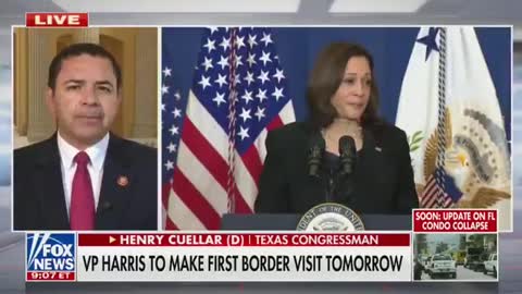 Dem Rep On Harris' Border Visit: She's Not Going To The Right Place