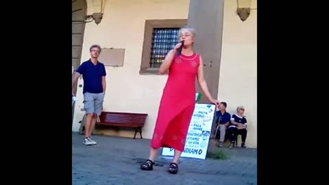 Laura Carosi, in piazza a Viterbo - 7/8/21