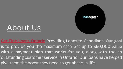 Car Title Loans Ontario Means Get Cash & Keep Driving